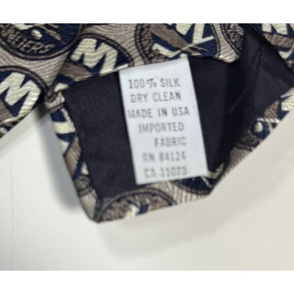 New York Islanders Tonal Logo Mens Silk Neck Tie New With Tag - Picture 3 of 4